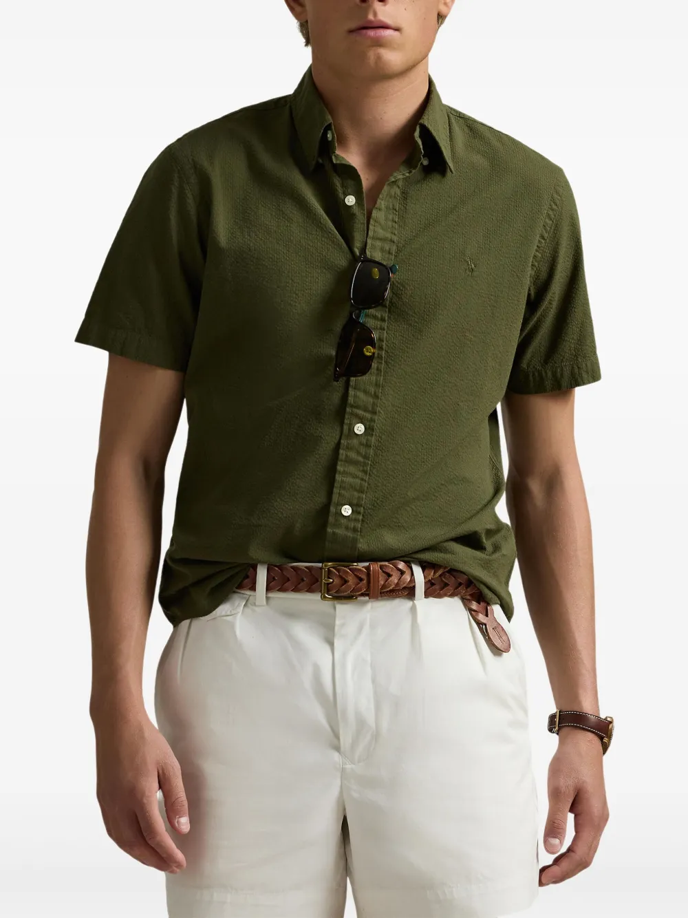 Polo Ralph Lauren Katoenen overhemd Groen