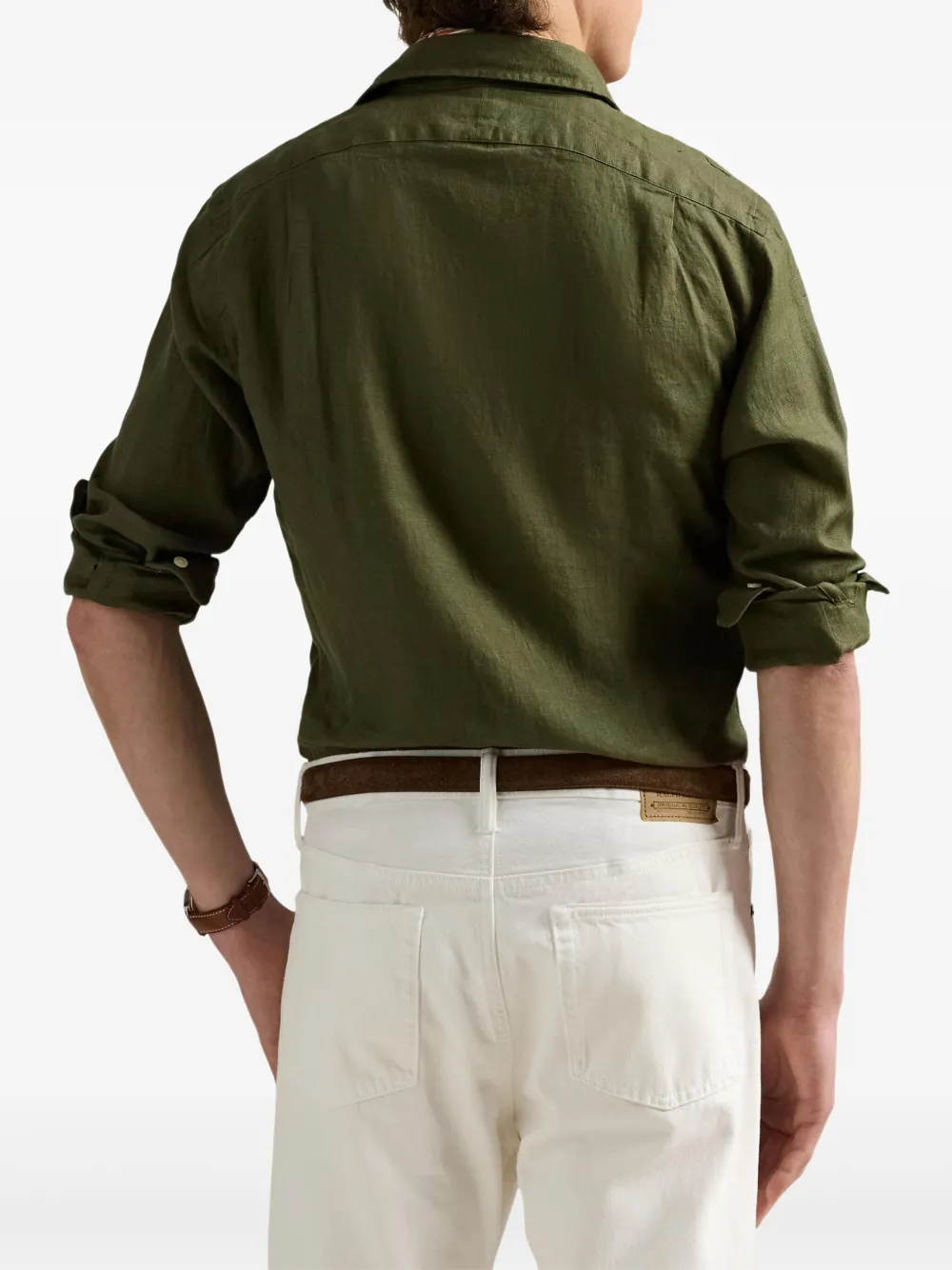 Polo Ralph Lauren Linnen overhemd Groen
