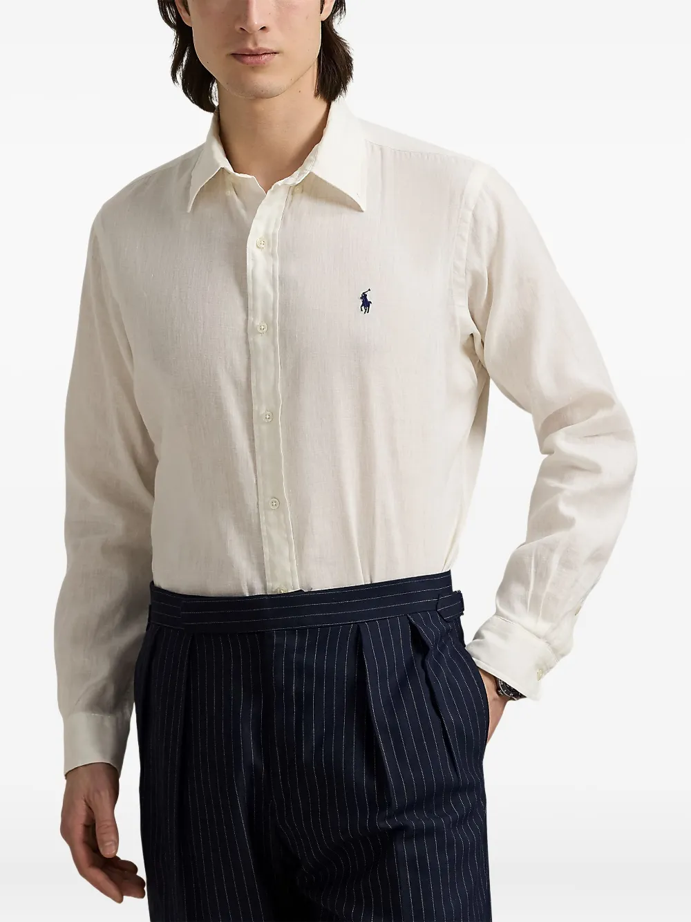Polo Ralph Lauren Popeline overhemd Wit