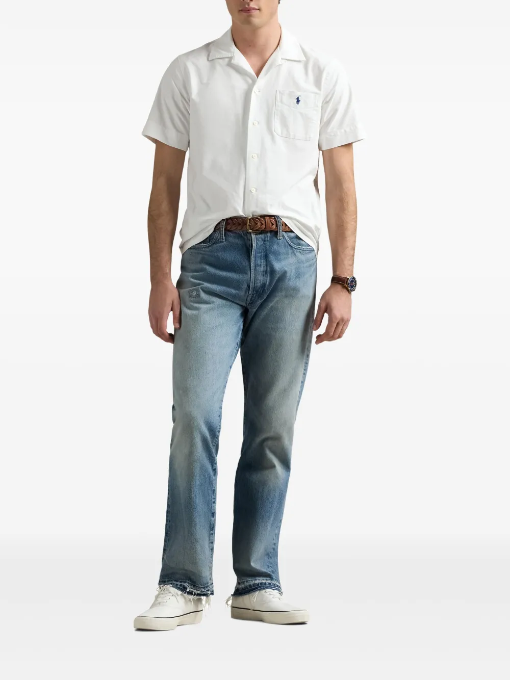 Polo Ralph Lauren Katoenen overhemd Wit