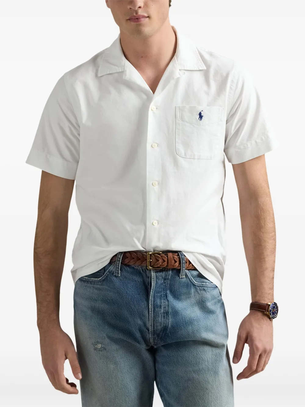 Polo Ralph Lauren Katoenen overhemd Wit