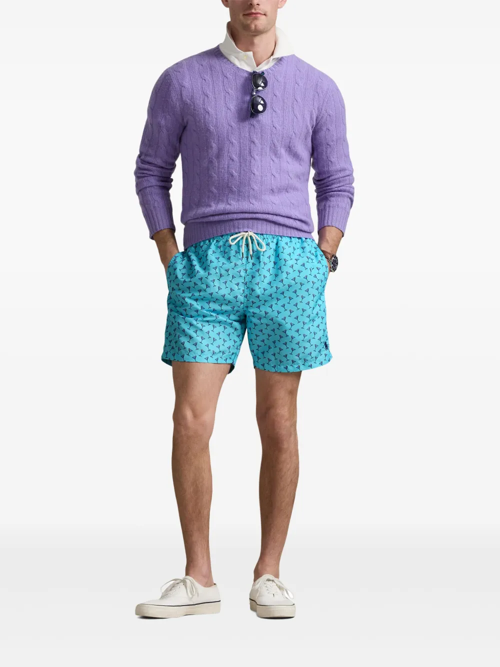 Polo Ralph Lauren Cocktail zwembroek Blauw
