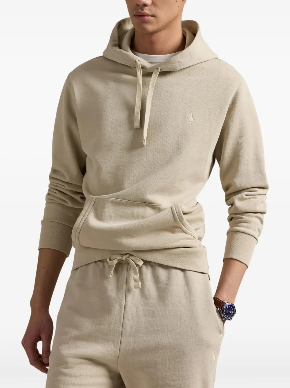 Polo Ralph Lauren Hoodie met print Beige