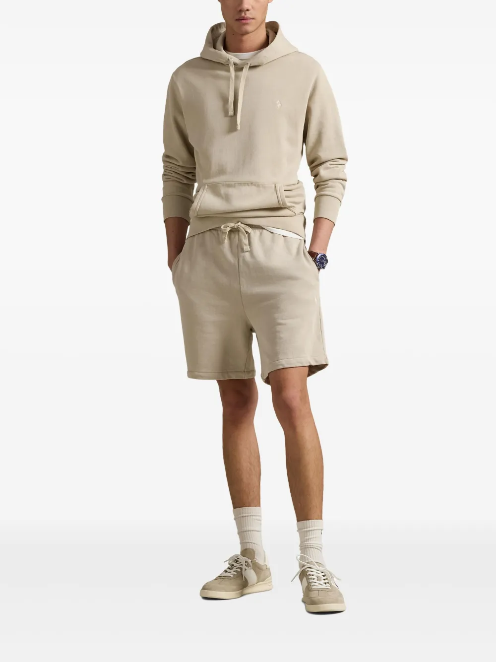 Polo Ralph Lauren Hoodie met print Beige