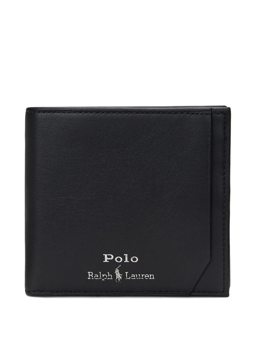 Polo Ralph Lauren Medium leren portemonnee Zwart