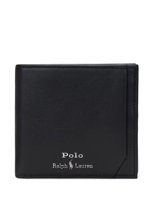 Portefeuille médium en cuir - Polo Ralph Lauren - Modalova