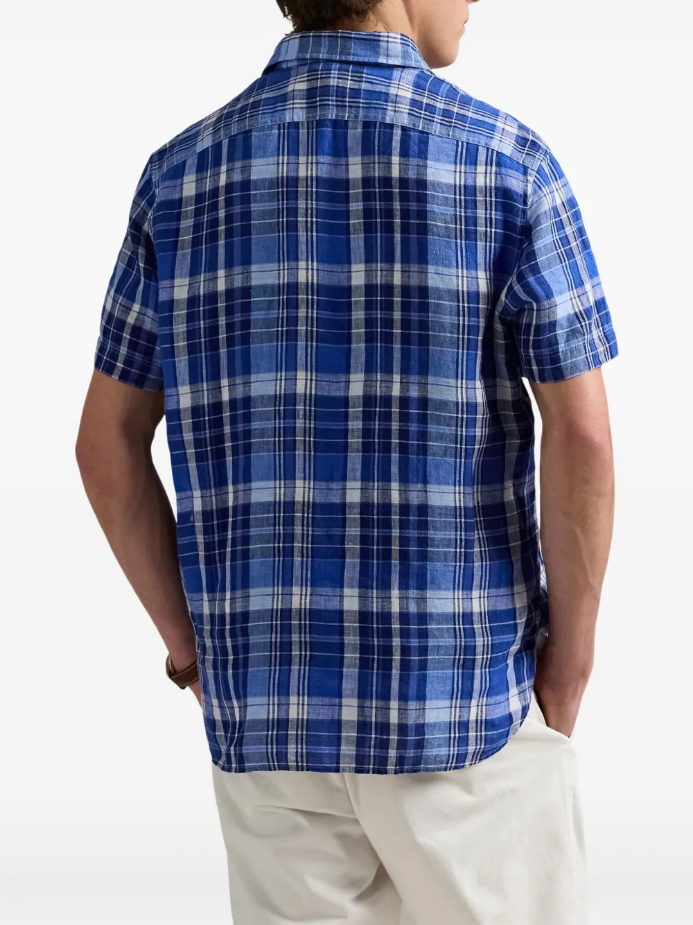 Polo Ralph Lauren Linnen overhemd Blauw