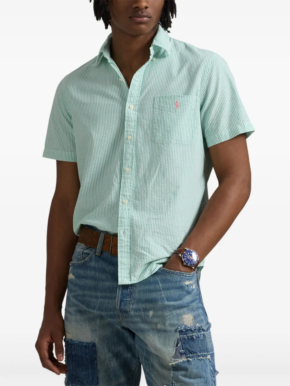 Polo Ralph Lauren Katoenen overhemd Groen