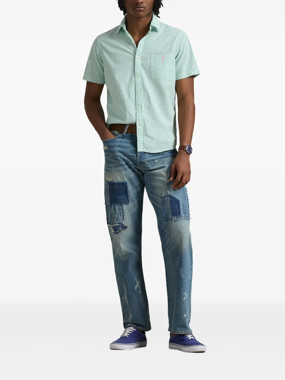 Polo Ralph Lauren Katoenen overhemd Groen