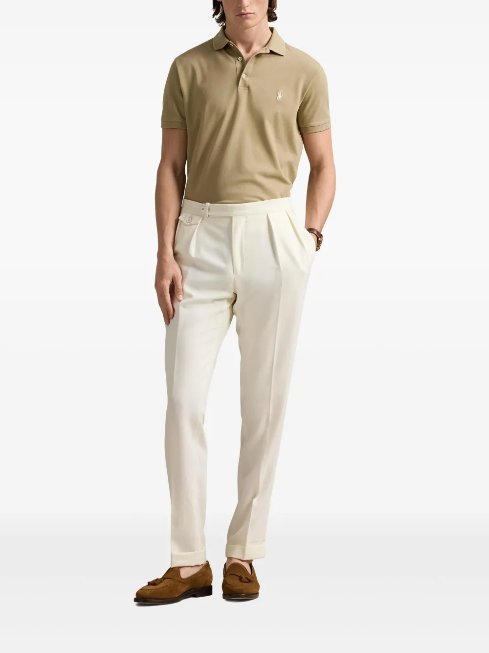 Polo Ralph Lauren slim-cut mesh polo shirt | Image 2
