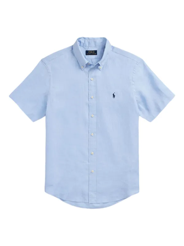 Polo Ralph Lauren リネンシャツ | ブルー | FARFETCH JP