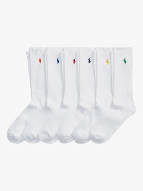 Polo Ralph Lauren lot de six paires de chaussettes à logo