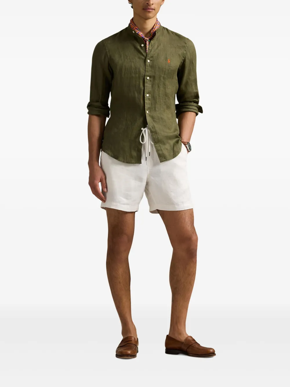 Polo Ralph Lauren Linnen overhemd Groen
