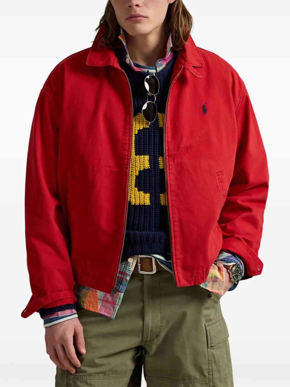 Polo Ralph Lauren Jack met geborduurd logo Rood