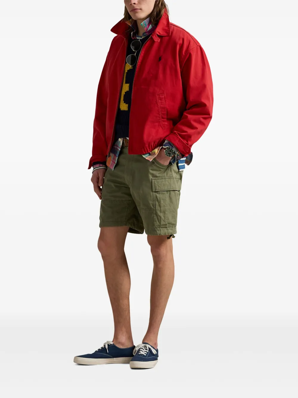 Polo Ralph Lauren Jack met geborduurd logo Rood