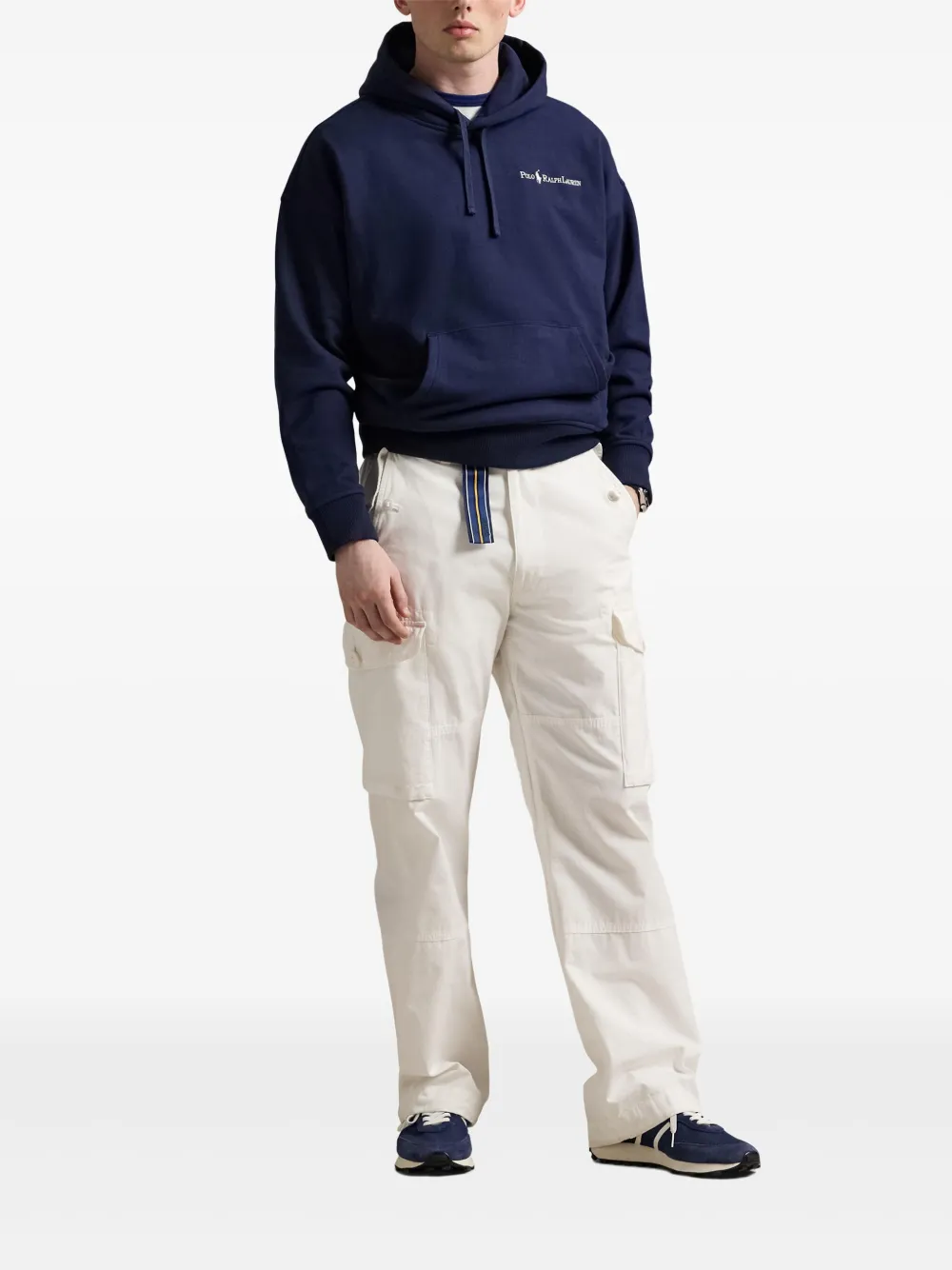 Polo Ralph Lauren Hoodie met geborduurd logo Blauw