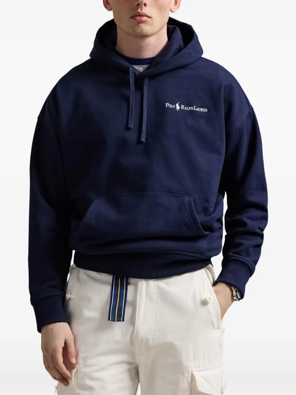 Polo Ralph Lauren Hoodie met geborduurd logo Blauw