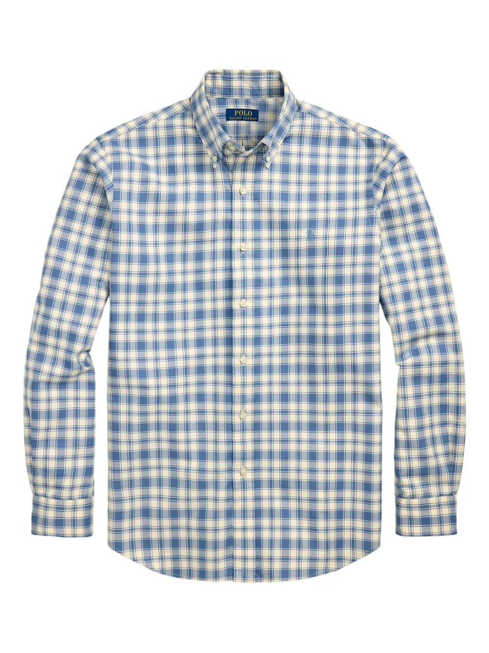 Polo Ralph Lauren Geruit katoenen overhemd Blauw
