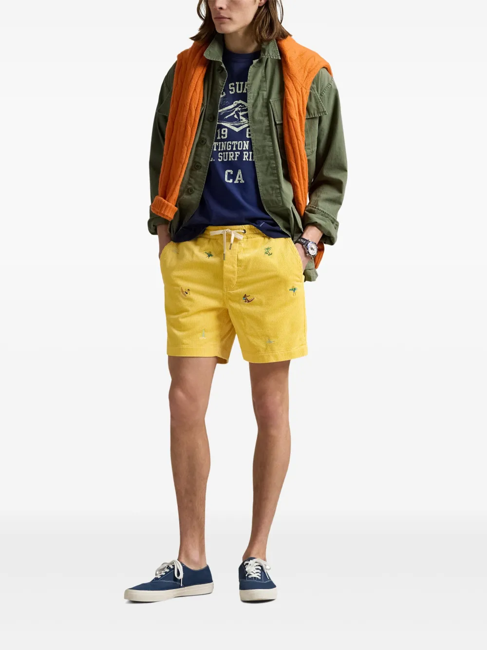 Polo Ralph Lauren Katoenen shorts Geel
