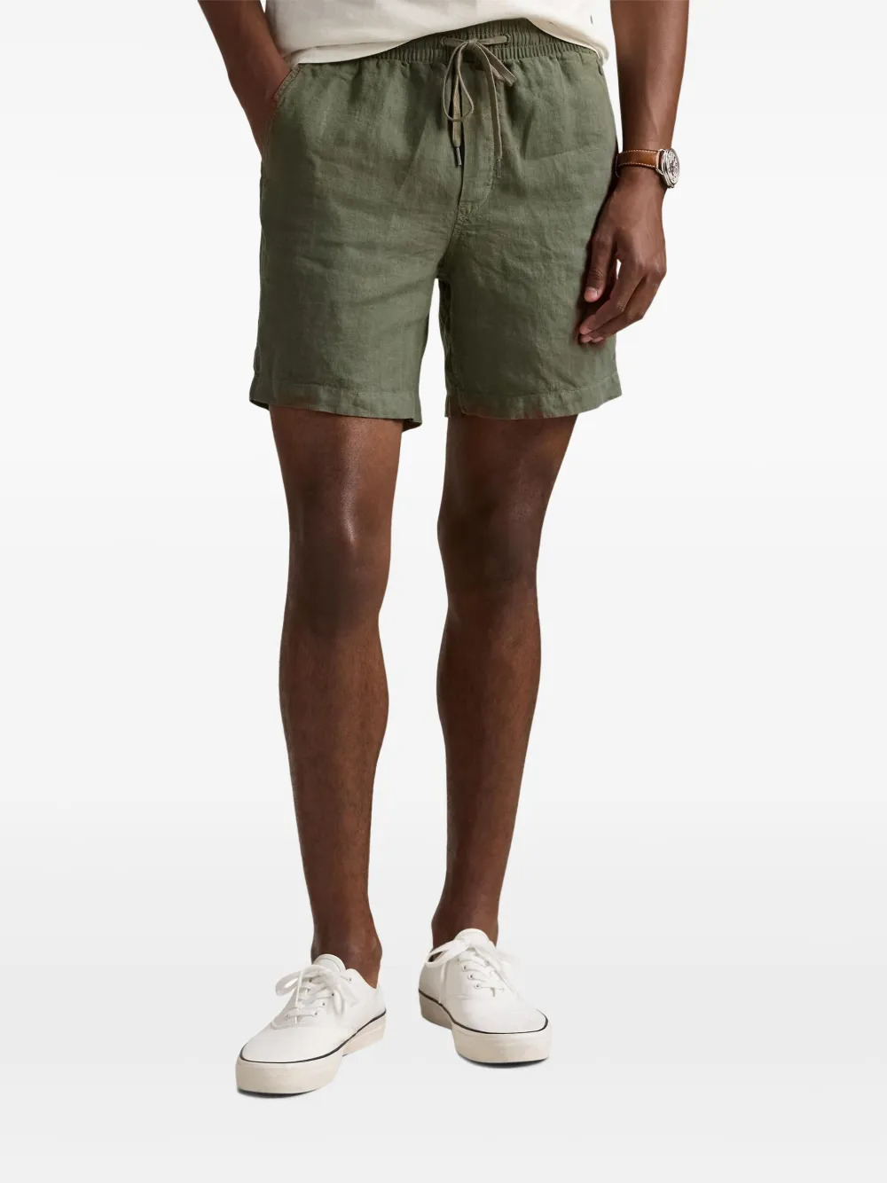 Polo Ralph Lauren Linnen shorts Groen