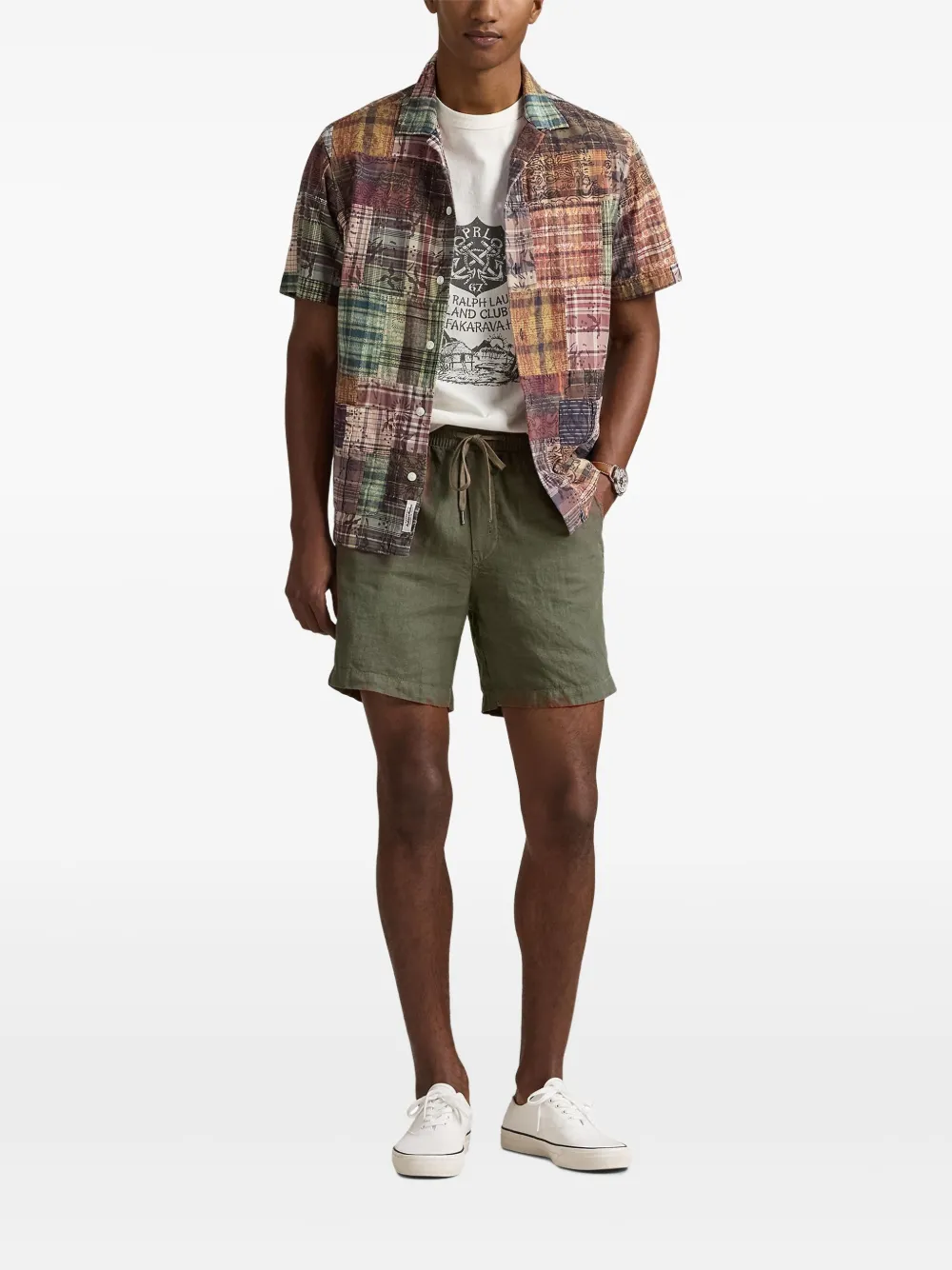 Polo Ralph Lauren Linnen shorts Groen