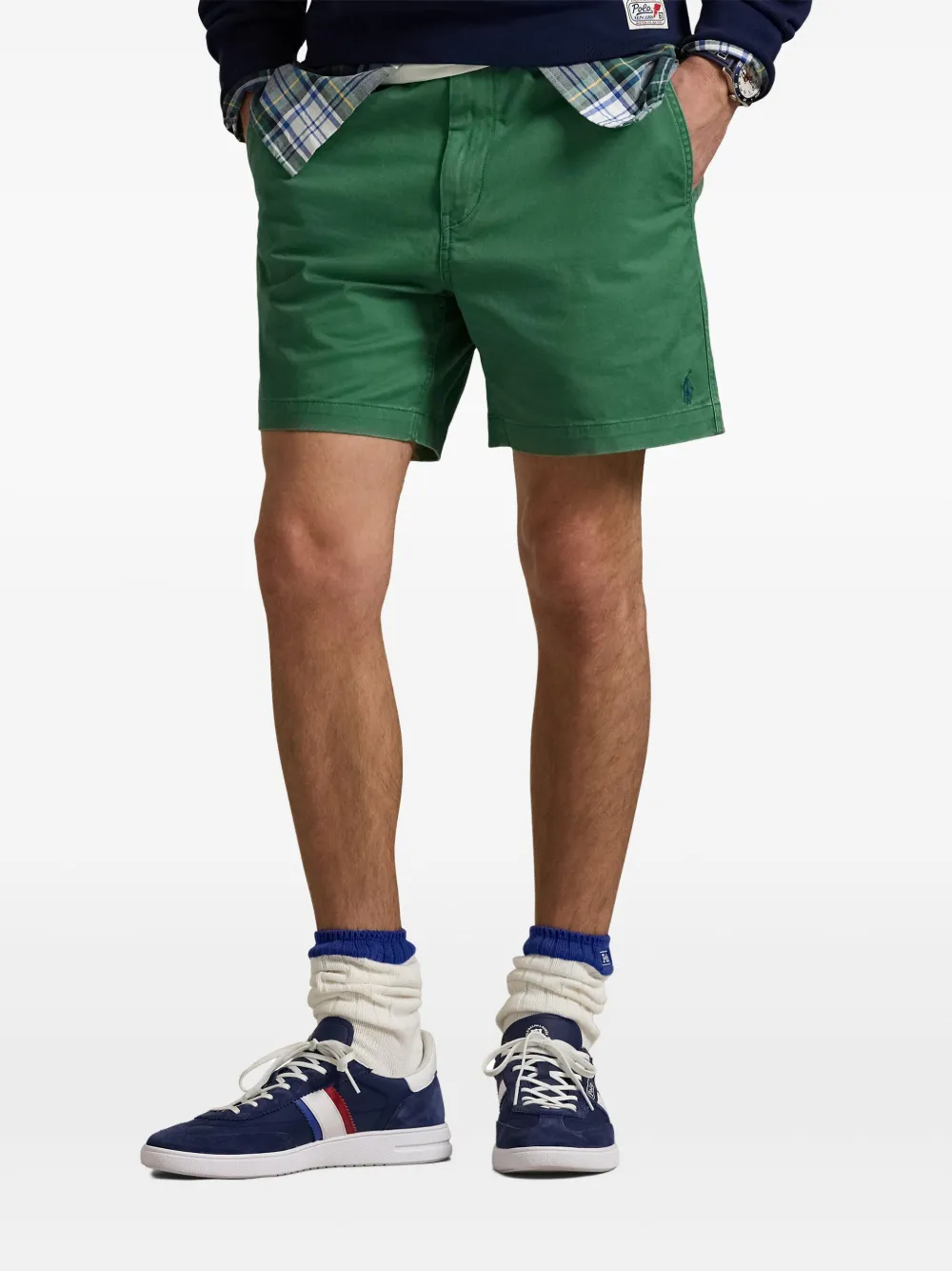 Polo Ralph Lauren Shorts met Polo Pony-borduurwerk Groen