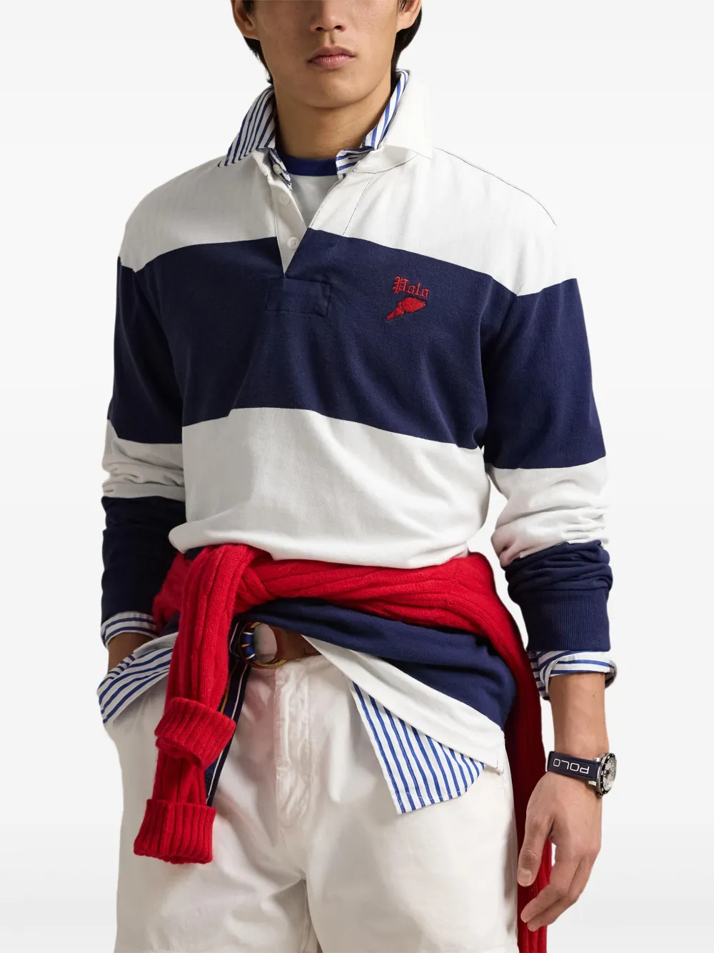 Polo Ralph Lauren Gestreept poloshirt Wit
