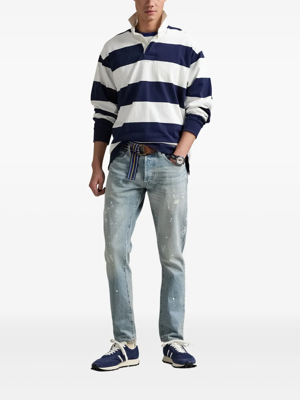 Polo Ralph Lauren Gestreept poloshirt Wit