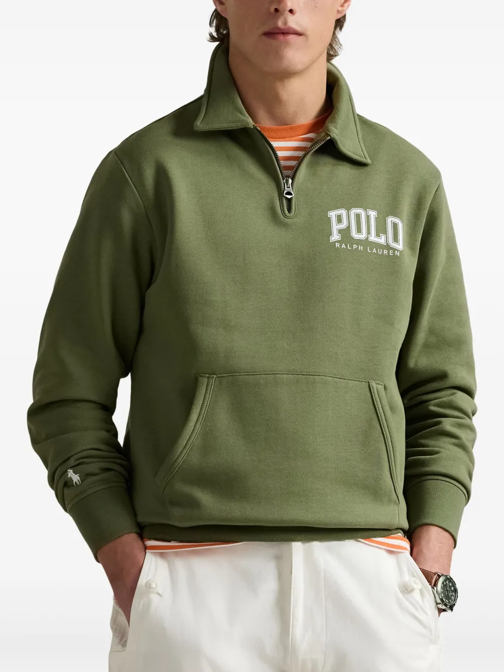 Polo Ralph Lauren Sweater met logoprint Groen