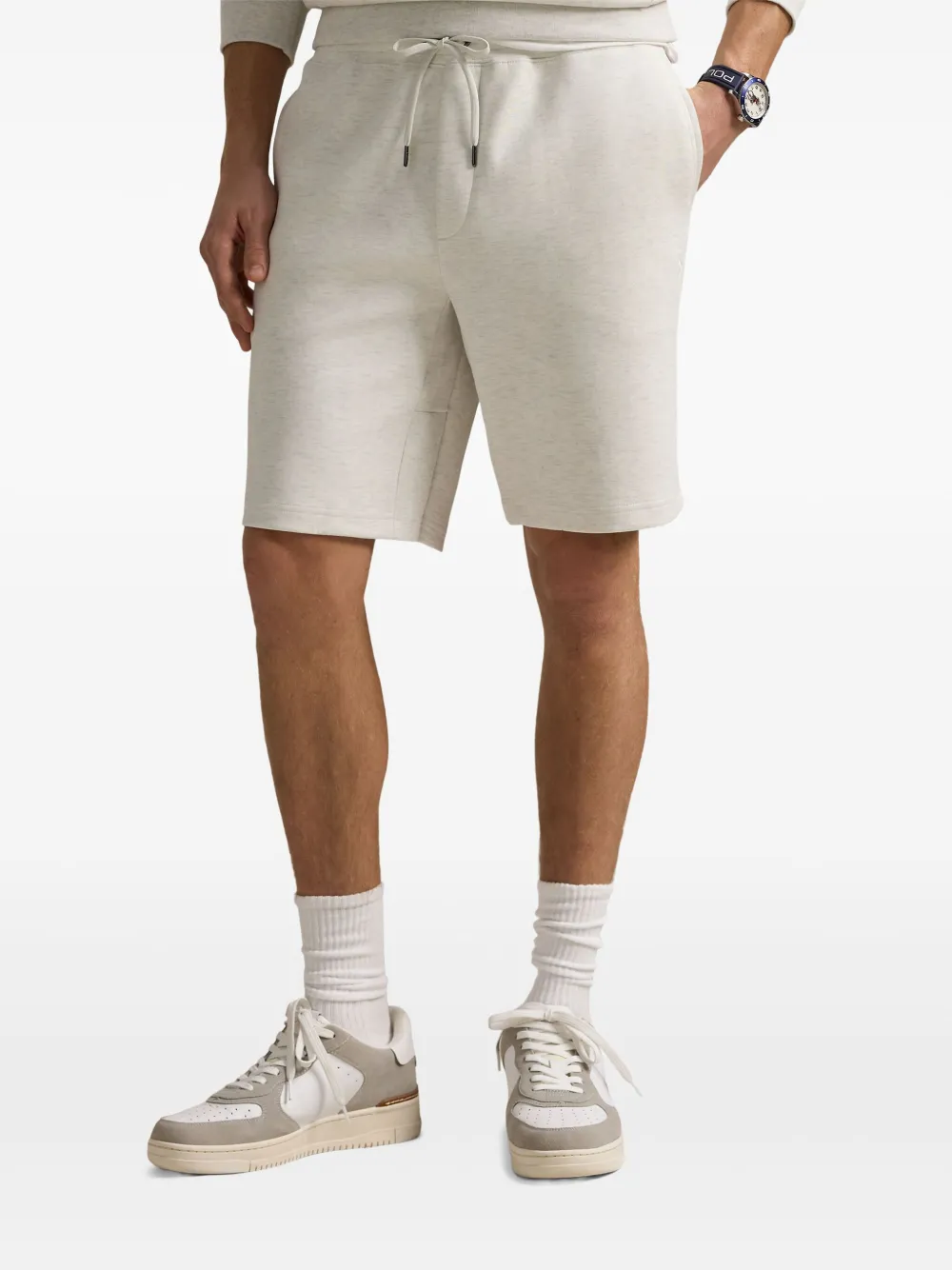 Polo Ralph Lauren Trainingsshorts met trekkoordsluiting Wit