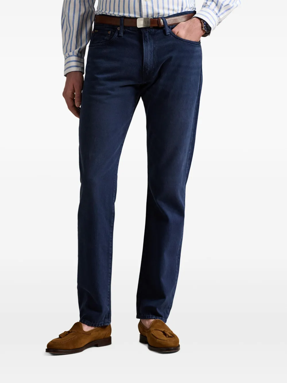 Polo Ralph Lauren Jeans met logopatch Blauw