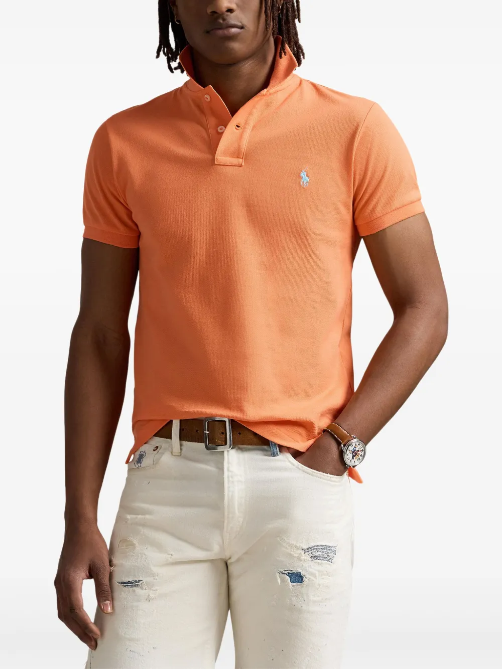 Polo Ralph Lauren Katoenen poloshirt Oranje