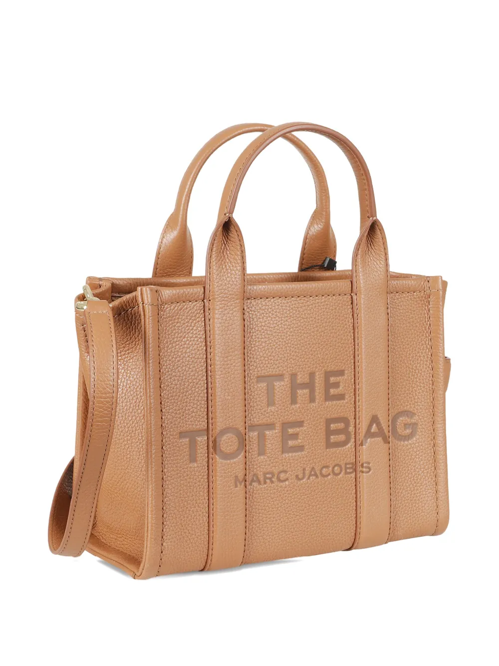 Marc Jacobs The Leather kleine shopper Bruin