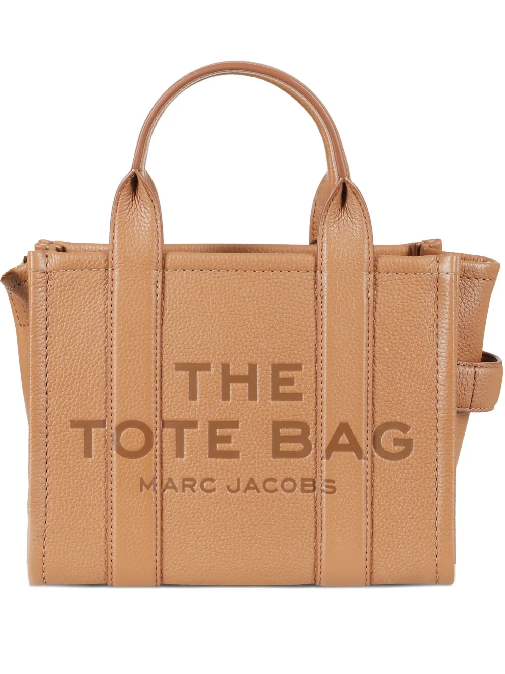 Marc Jacobs The Leather kleine shopper Bruin