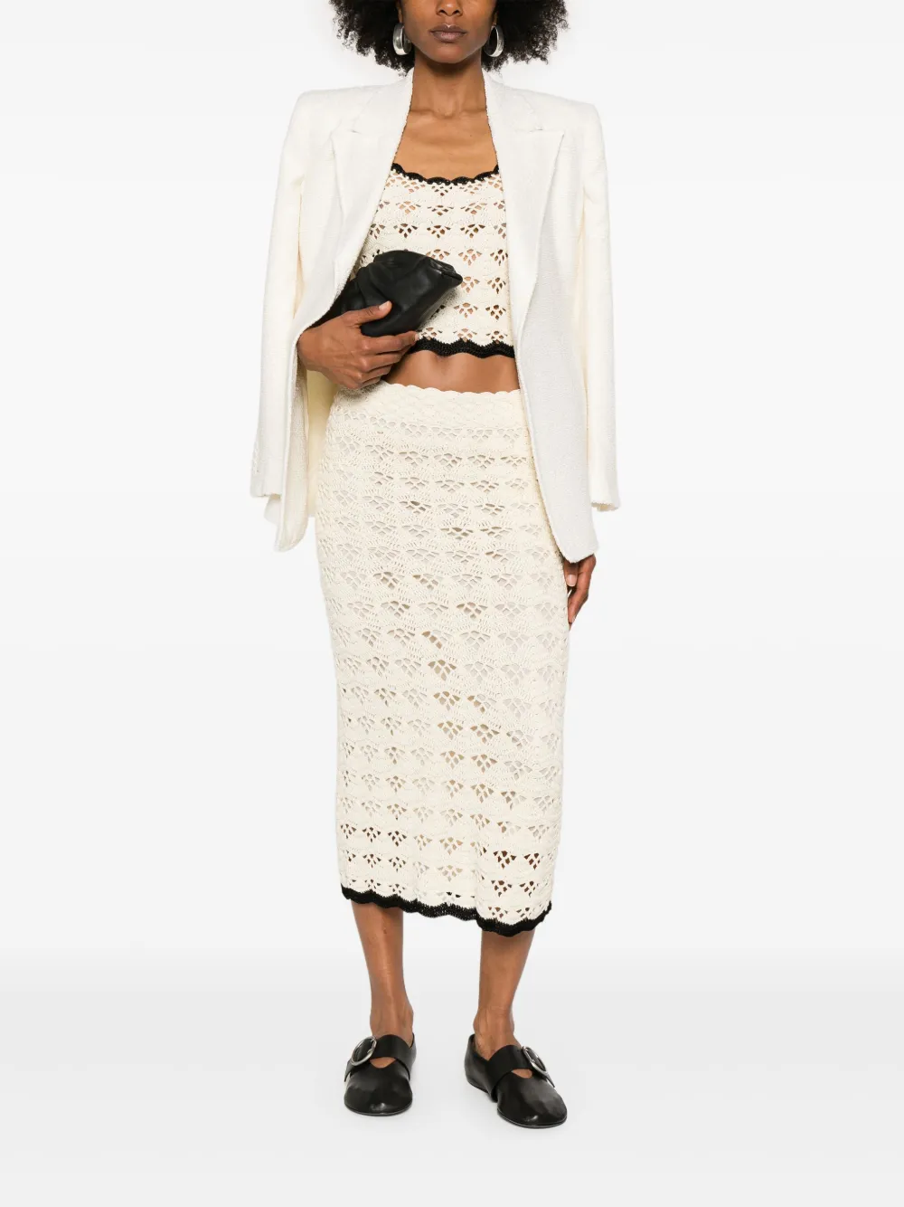 Gabriela Hearst Mairi blazer Wit