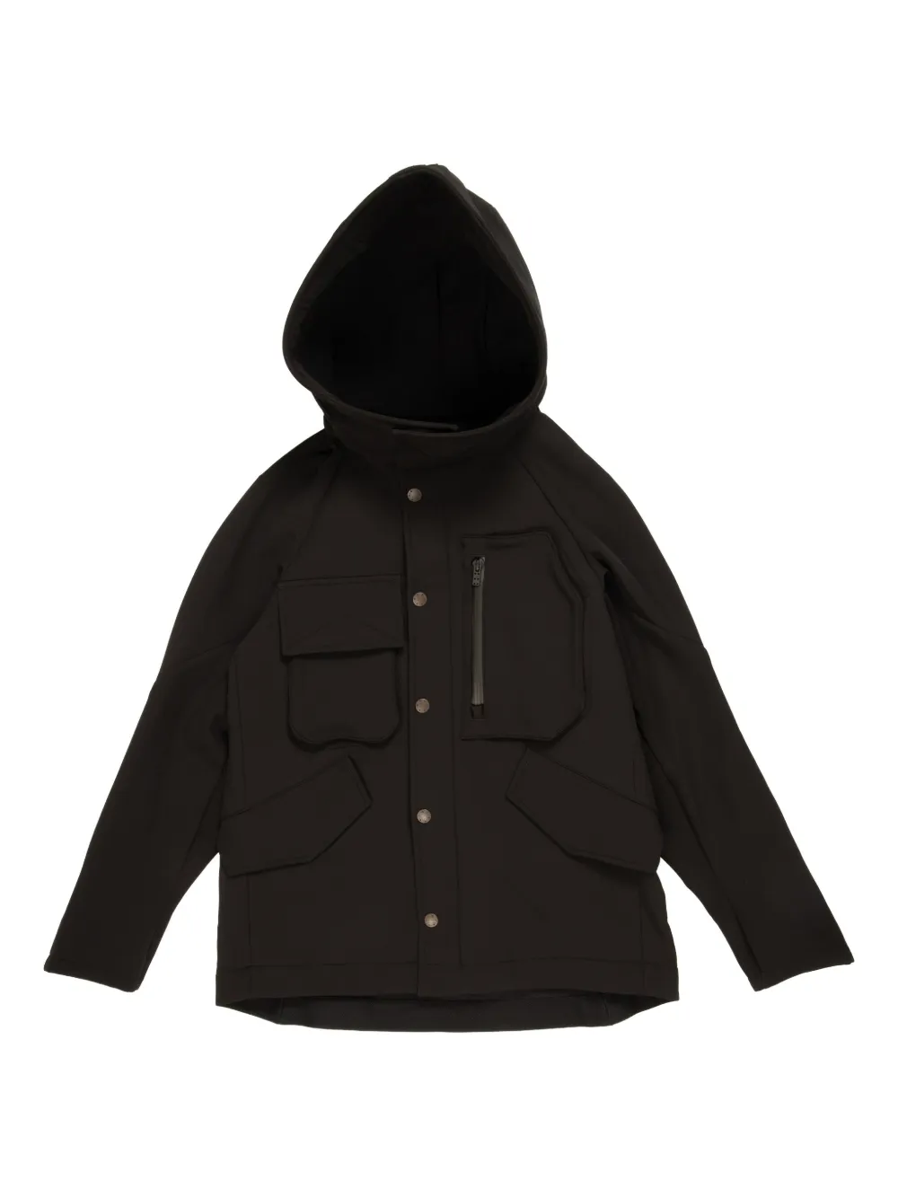 Devoa Comfort Shell Jacket In Black