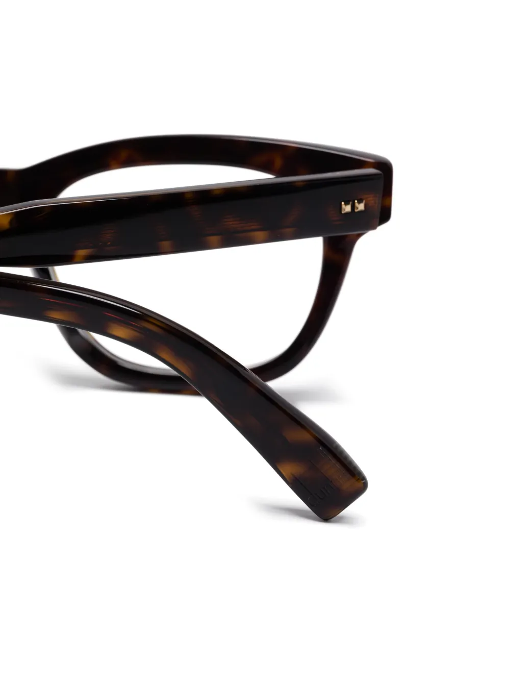  Dunhill Square-frame Glasses - Brown 