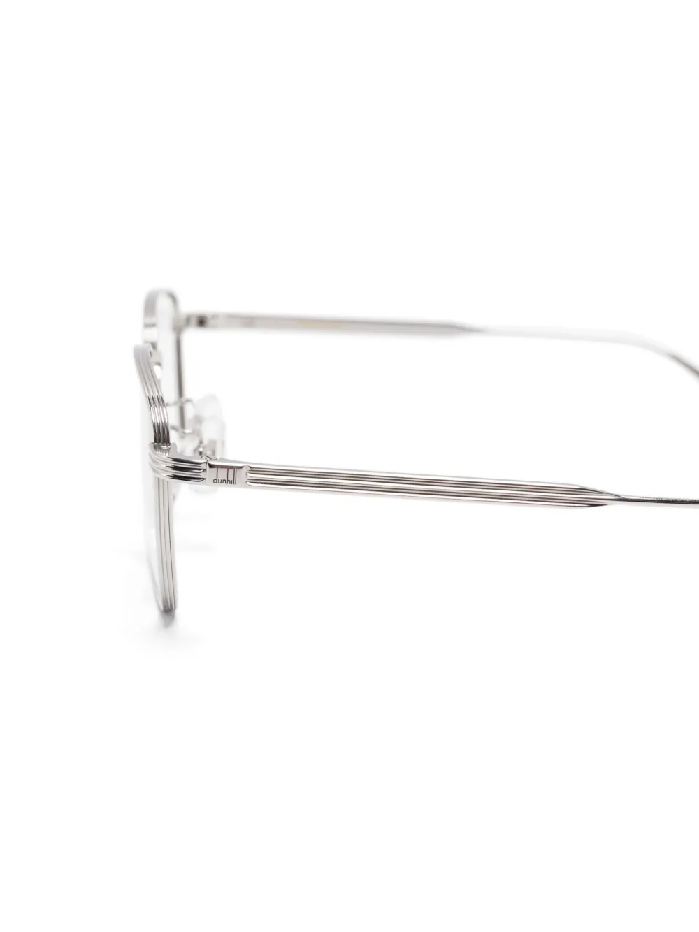  Dunhill Square-frame Glasses - Silver 