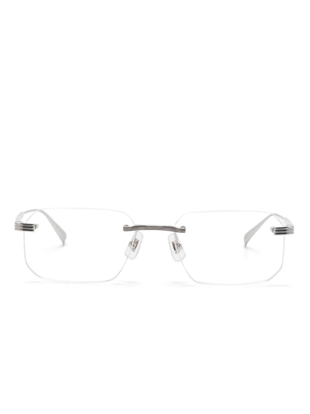 Dunhill lunettes de vue à monture carrée | argent | Image 1