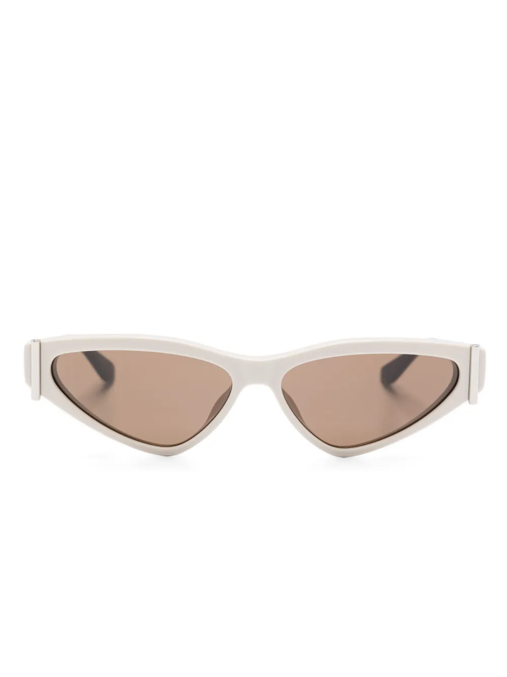 Alexander McQueen AM0493S 004 zonnebril Wit