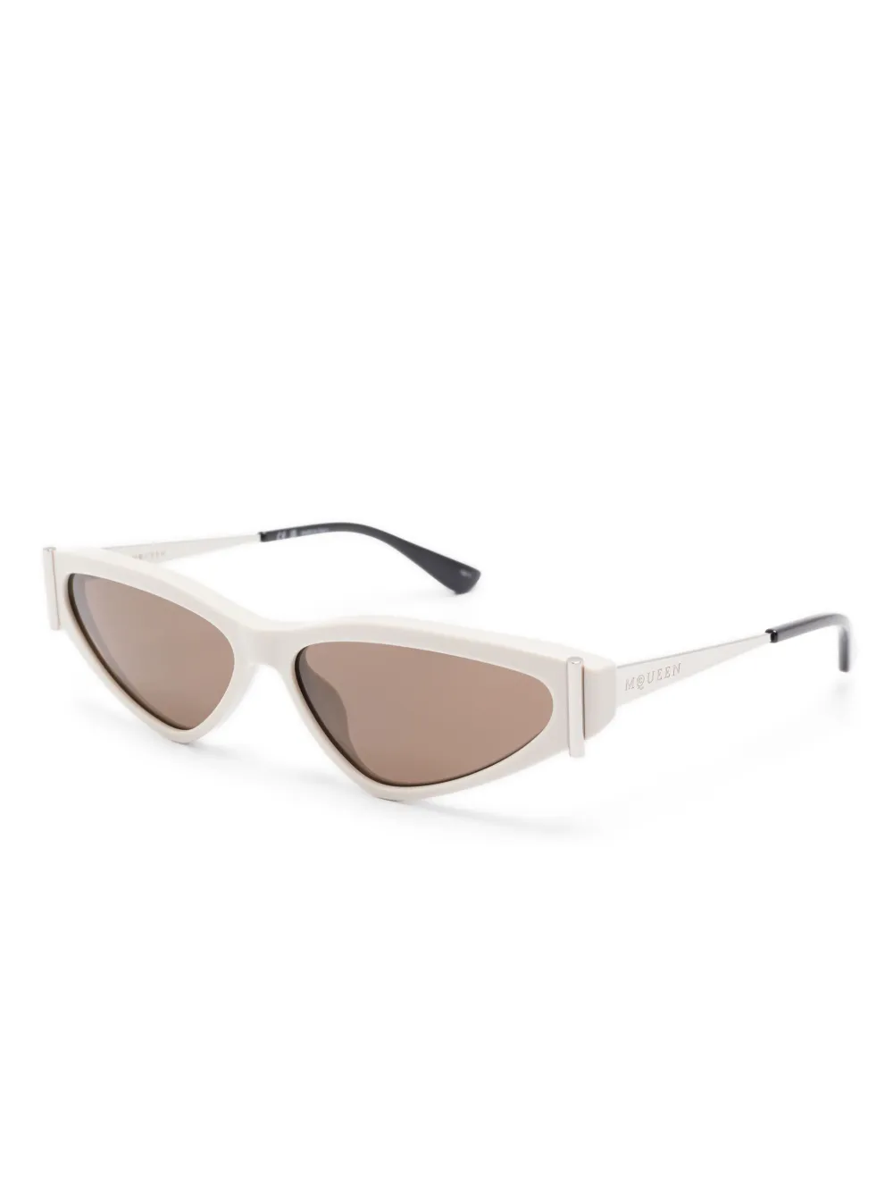 Alexander McQueen AM0493S 004 zonnebril - Wit