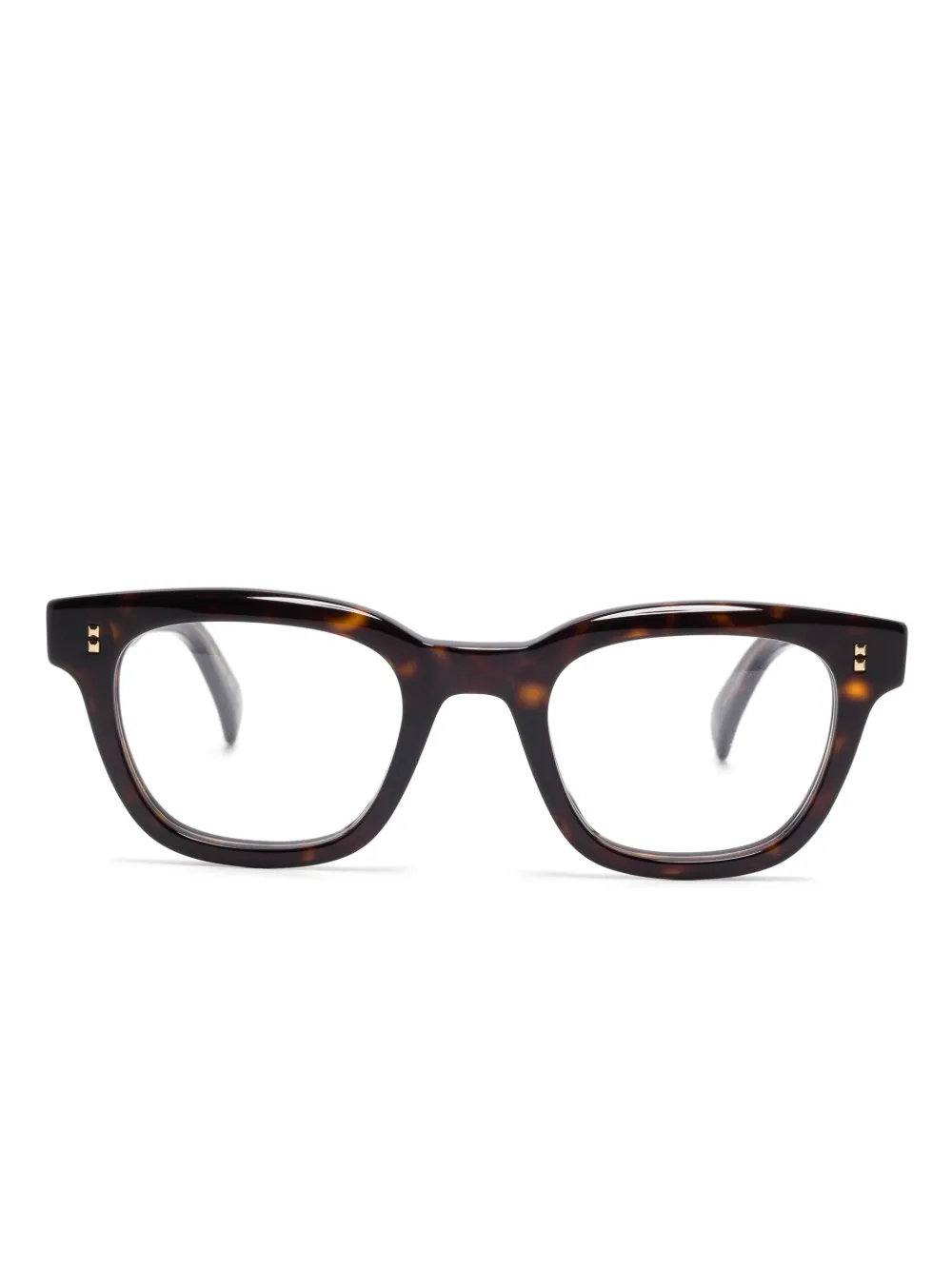 Dunhill lunettes de vue à monture carrée | marron | Image 1