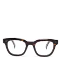 Dunhill square-frame glasses - Brown