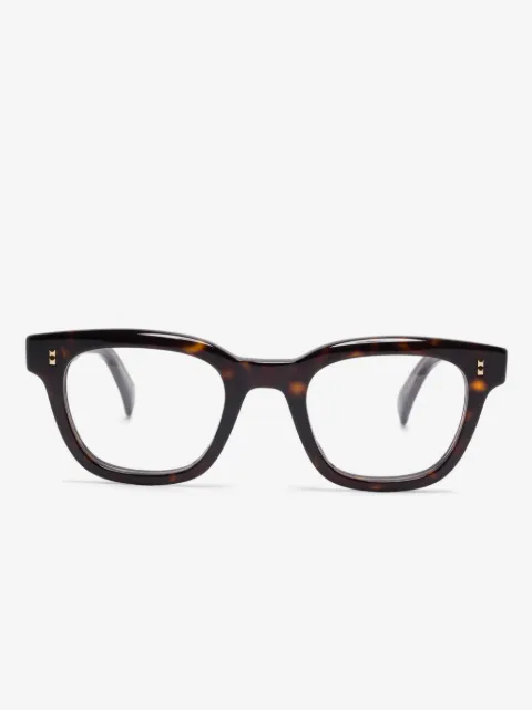 Dunhill lentes con armazón cuadrada