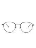 Dunhill round-frame glasses - Black