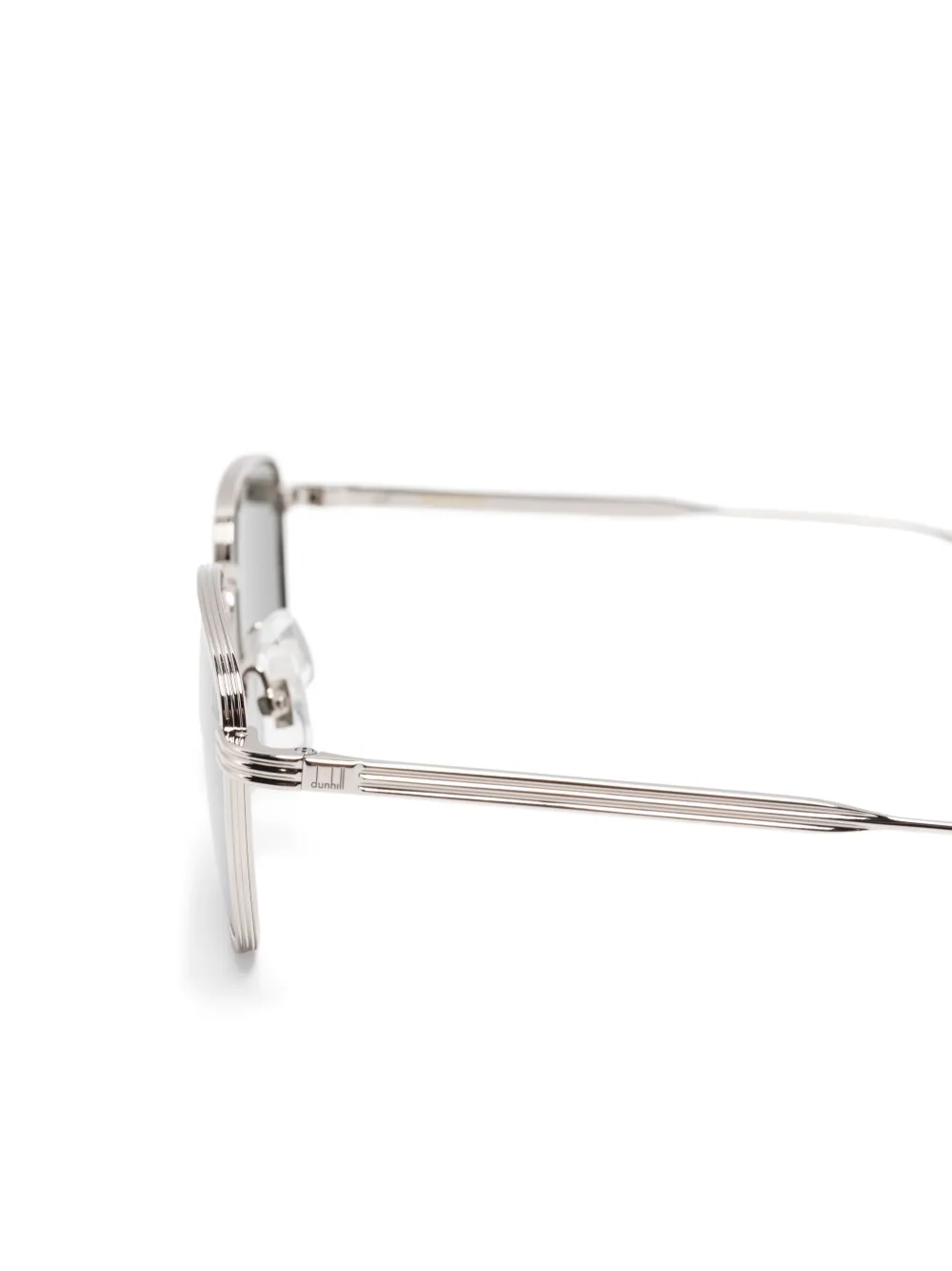 Dunhill Zonnebril met vierkant montuur Zilver