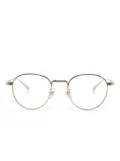 Dunhill round-frame glasses - Gold