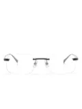Dunhill rectangle-frame glasses - Black
