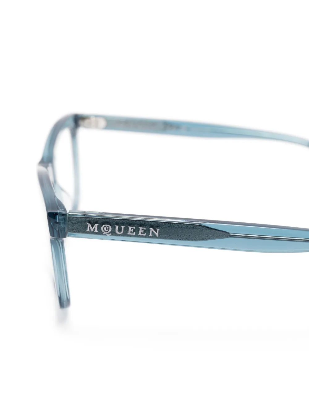 Alexander McQueen Eyewear AM0515O 010 bril Blauw