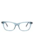 Alexander McQueen Eyewear AM0515O 010 glasses - Blue